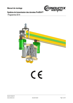 Conductix-Wampfler Système de transmission des données ProfiDAT® : Manuel d'utilisation