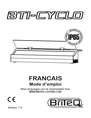 Briteq BTI-CYCLO Manuel du propriétaire | Fixfr