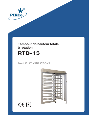 Manuel d'instructions Perco RTD-15. - Tourniquet à rotation | Fixfr