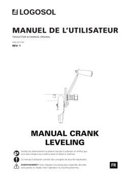 Logosol Manual Crank Leveling Manuel utilisateur