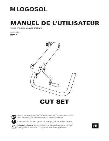 Manuel utilisateur Logosol Cut Set - Instructions et informations | Fixfr