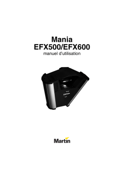 Manuel d'utilisation Martin EFX500 - Télécharger le PDF