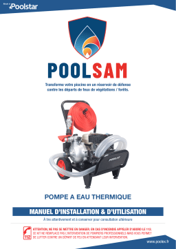 POOLSTAR Pool Sam - Motor pump Manuel d'utilisation