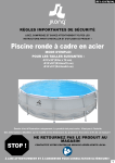 Manuel du propri&eacute;taire POOLSTAR JL-17263FR - Piscine ronde &agrave; cadre