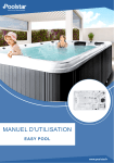 Manuel du propri&eacute;taire POOLSTAR Spa de nage Holl's EasyPool