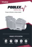 POOLSTAR Poolex Variline H variable flow filtration pump Manuel du propri&eacute;taire