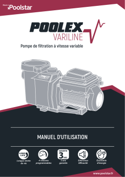 POOLSTAR Poolex Variline H variable flow filtration pump Manuel du propriétaire