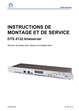 Mobatime DTS 4132.timeserver Manuel du propriétaire