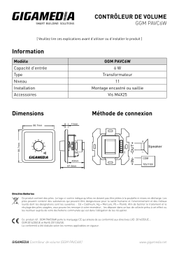 GGM PAVC15W - Manuel d'utilisation - GIGAMEDIA