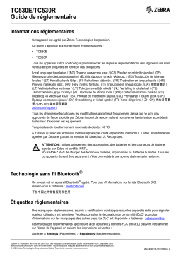 Manuel Utilisateur Zebra TC530E/TC530R - Télécharger PDF
