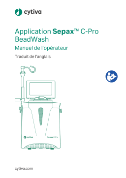 cytiva Application Sepax™ CPro BeadWash Mode d'emploi