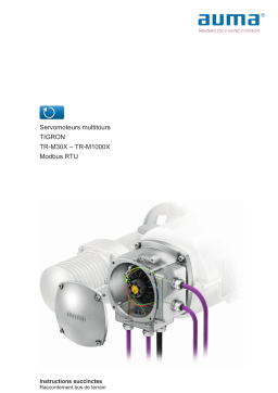 Servomoteurs multitours TIGRON TR-M30X – TR-M1000X Modbus RTU Fieldbus Connection - Manuel