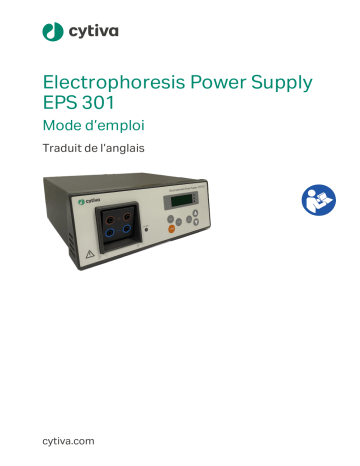 Cytiva Electrophoresis Power Supply EPS 301 - Manuel d'utilisation | Fixfr