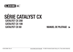 Line 6 Catalyst CX 60 Mode d'emploi