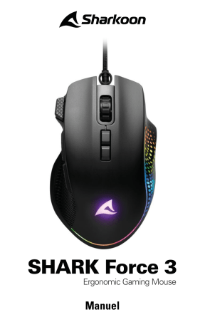 Sharkoon SHARK Force 3 Manuel du propriétaire | Fixfr