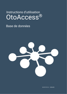 Manuel d'utilisation Interacoustics OtoAccess® Database