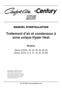 Century A-VCD30SA-1-CY Manuel utilisateur