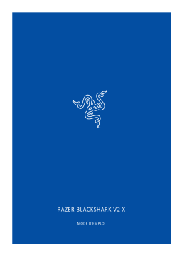 Razer BlackShark V2 X for PlayStation | RZ04-03241 & FAQs Mode d'emploi