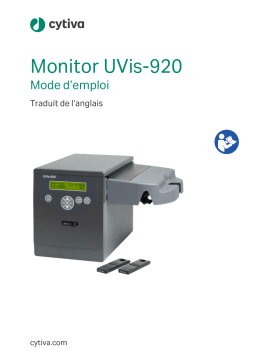 Monitor UVis920 Mode d'emploi - Cytiva