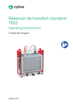 cytiva Reservoir de transfert standard TE62 Mode d'emploi | Manuel d'utilisation TE62