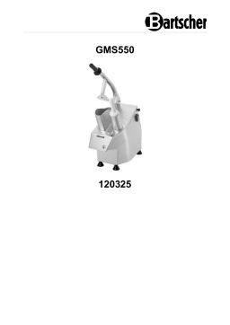 Manuel d'utilisation Bartscher 120325