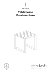 Manuel CEMONJARDIN 95766350 - Table basse Fuerteventura