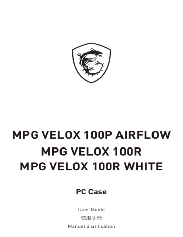 MSI MPG VELOX 100P AIRFLOW Manuel d'utilisation | Fixfr