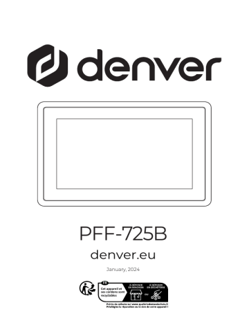 Manuel d'utilisation Denver PFF-725B | Fixfr