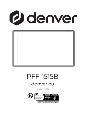 Manuel utilisateur Denver PFF-1515B | Fixfr