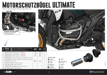 Wunderlich 13201-000 Mode d'emploi - Arceau de sécurité moto | Fixfr