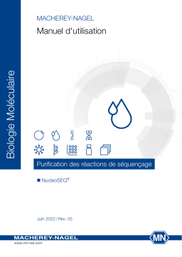 Macherey-Nagel NucleoSEQ kit Mode d'emploi