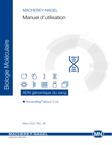 Macherey-Nagel NucleoMag Blood 3 mL - Mode d'emploi | Fixfr