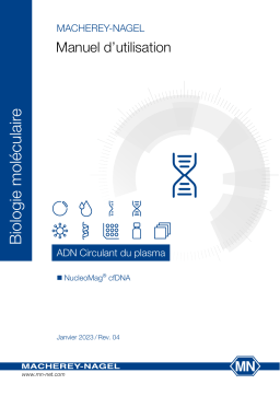 Macherey-Nagel NucleoMag cfDNA kit Manuel d'Utilisation