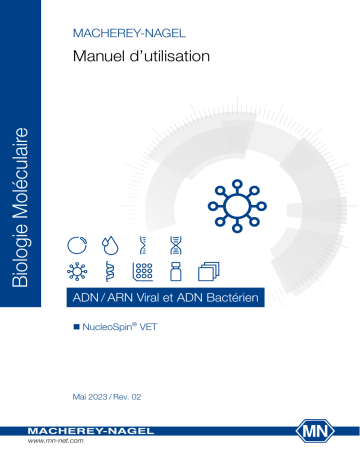 Manuel d'utilisation NucleoSpin VET - Macherey-Nagel | Fixfr