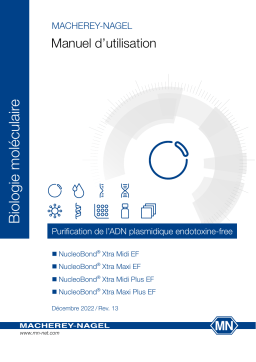 NucleoBond® Xtra Maxi EF, Maxi kit : Purification d'ADN Plasmidique