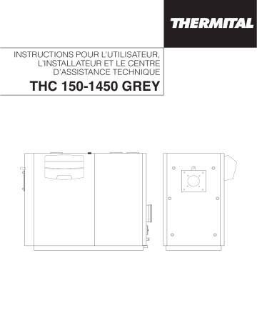 Thermital THC 350 GREY Manuel d'installation  | Fixfr