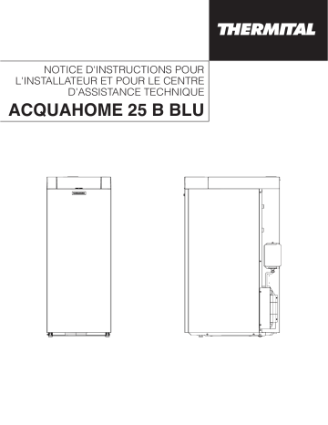 Thermital ACQUAHOME 25 B Installation manuel | Fixfr