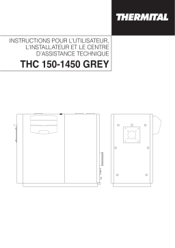 Thermital THC 1000 GREY Installation manuel