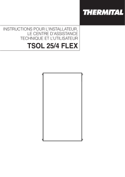 Thermital TSOL 25/4 FLEX Installation manuel