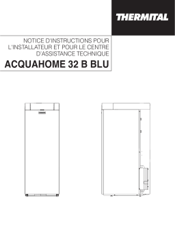 Thermital ACQUAHOME 32 B BLU - Manuel d'Installation