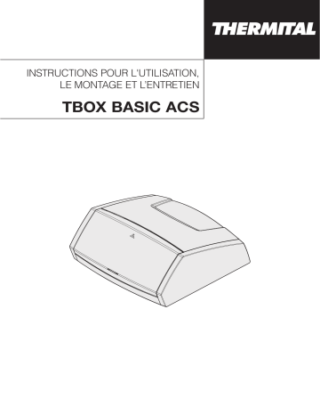 Thermital TBOX BASIC ACS Installation manuel | Fixfr