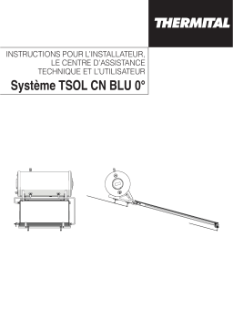 Thermital TSOL CN 300/2 S BLU 0° Manuel d'installation