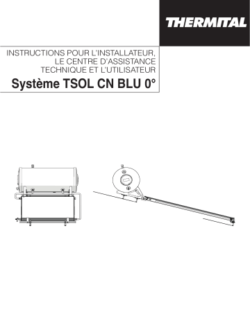 Thermital TSOL CN 300/2 S BLU 0° Manuel d'installation | Fixfr