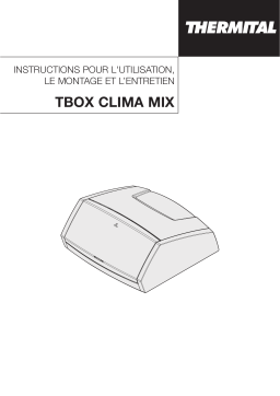 Manuel d'installation Thermital TBOX CLIMA MIX