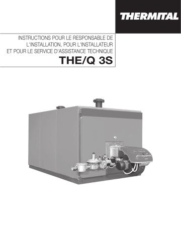 Manuel d'Installation Thermital THE/Q 115 3S | Fixfr