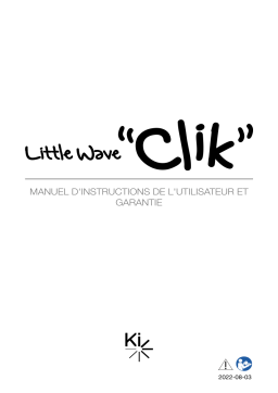 Manuel d'utilisation Ki Mobility Little Wave Clik