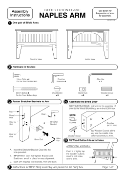 Manuel utilisateur de Night & Day Furniture Naples Arm