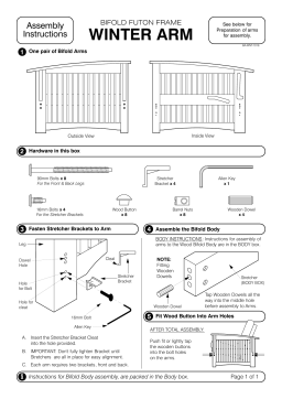 Manuel d'Utilisation : Bras d'Hiver Night & Day Furniture