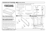 Manuel d'utilisation du tiroir de rangement coulissant Night &amp; Day Furniture