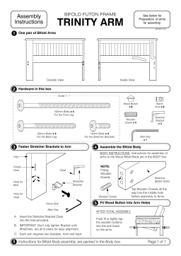 Manuel utilisateur Trinity Arm - Night & Day Furniture